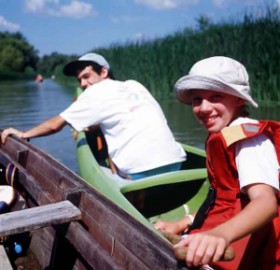 Het Tisza Meer in Hongarije